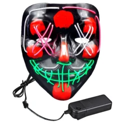 El Wire Purge LED Mask