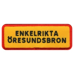 Enkelrikta Öresundsbron Tygmärke