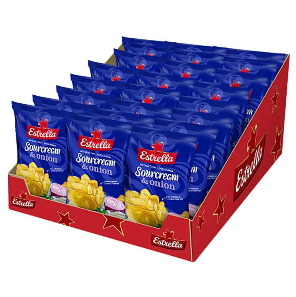 Estrella Sourcream & Onion Chips Storpack