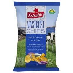Estrella Västkustchips Gräddfil & Lök