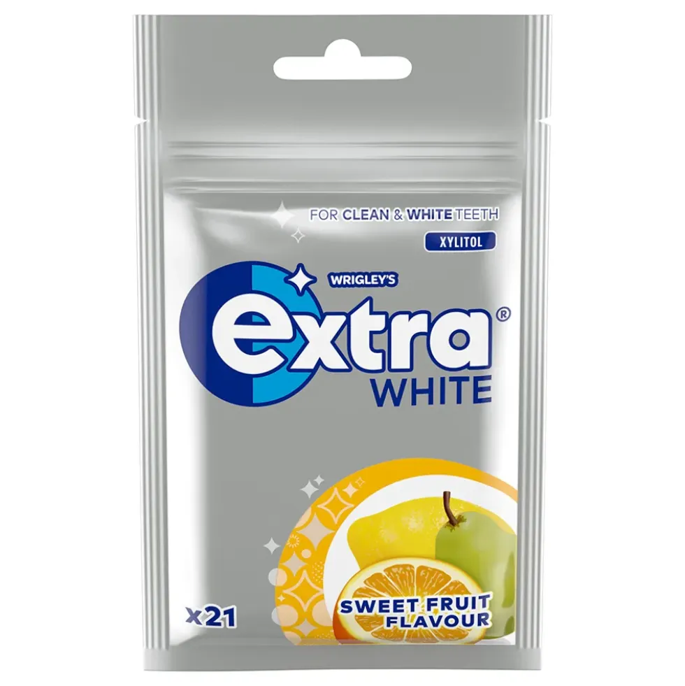 Extra White Sweet Fruit Tuggummi