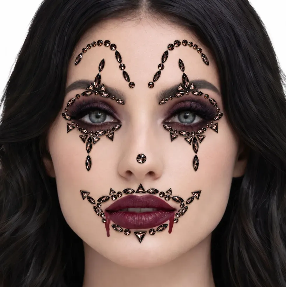 Face Jewels Harlequin