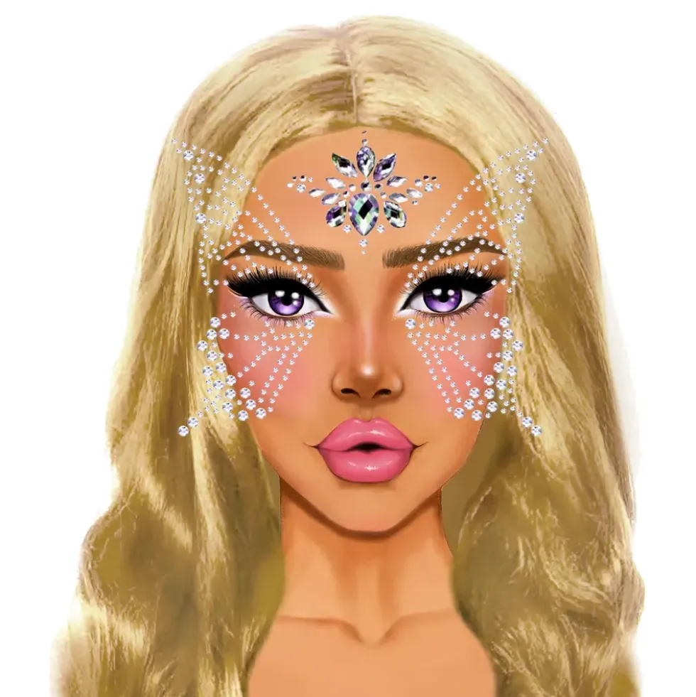 Face Jewels Älva Deluxe