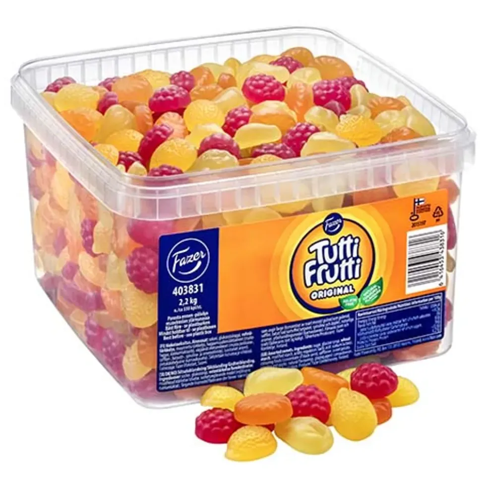 Fazer Tutti Frutti Original Lösvikt i Burk