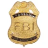 FBI-Bricka Guldfärgad