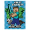 Födelsedagskort Minecraft World