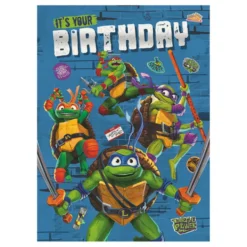 Födelsedagskort Ninja Turtles