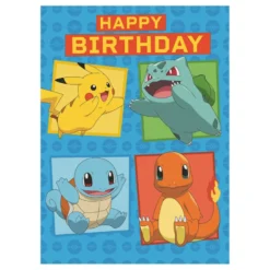 Födelsedagskort Pokémon