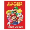 Födelsedagskort Super Mario