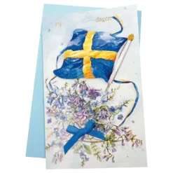 Födelsedagskort Sverige med Sedelfack