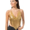 Festivaltopp Guld Metallic