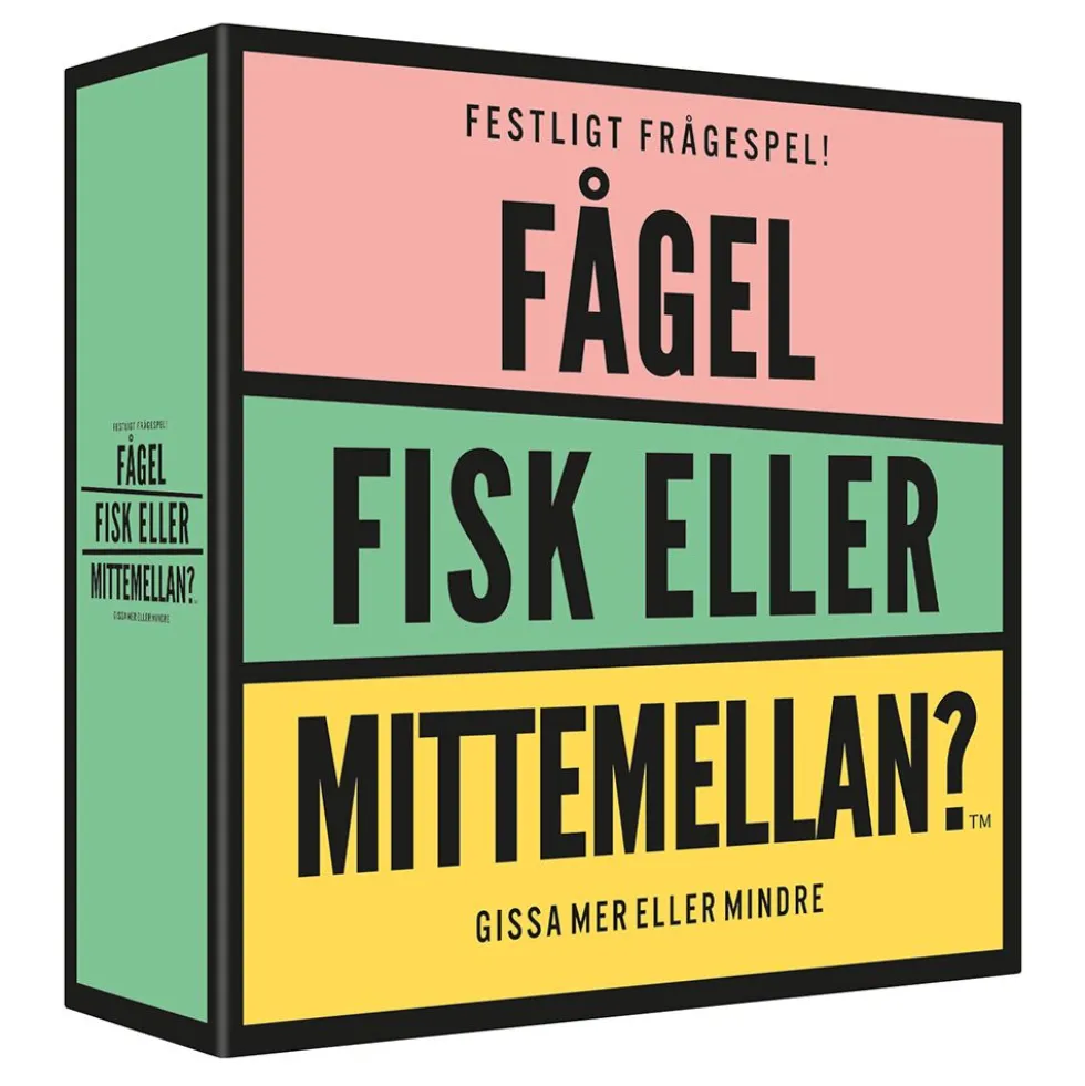 Fågel, Fisk eller Mittemellan Frågespel