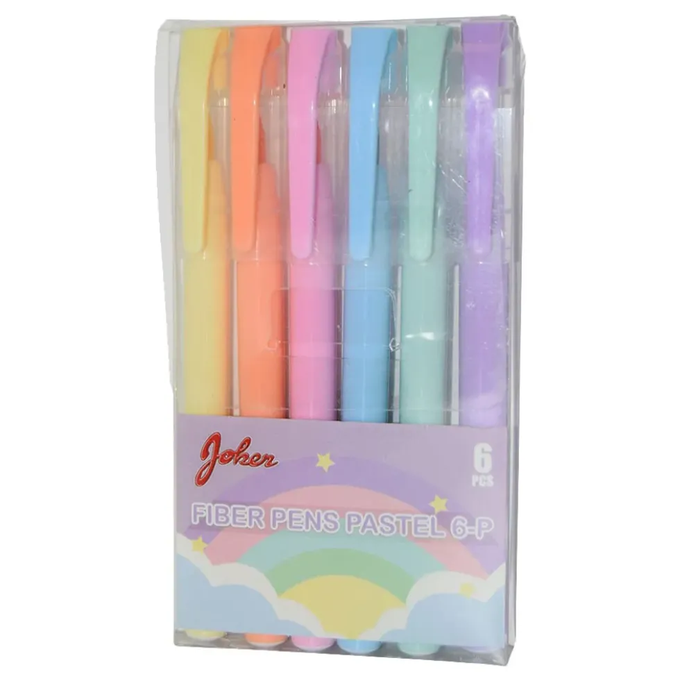Fiberpennor Pastell