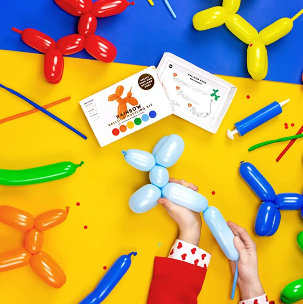Figurballonger Flerfärgade Mix Kit