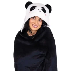 Filt med Luva Panda