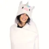 Filt med Luva Unicorn