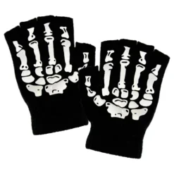 Fingerlösa Skelettvantar