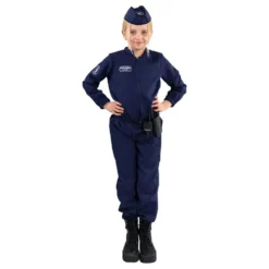 Finsk Polis Barn Maskeraddräkt