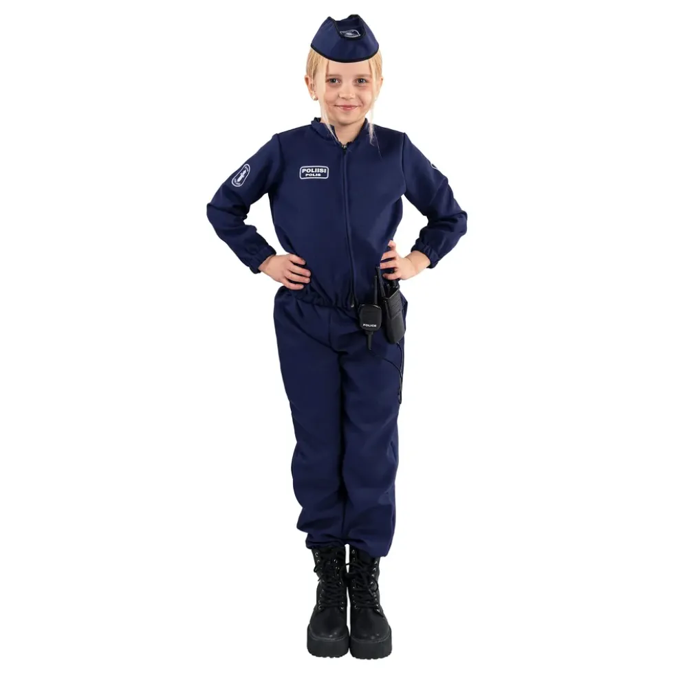 Finsk Polis Barn Maskeraddräkt