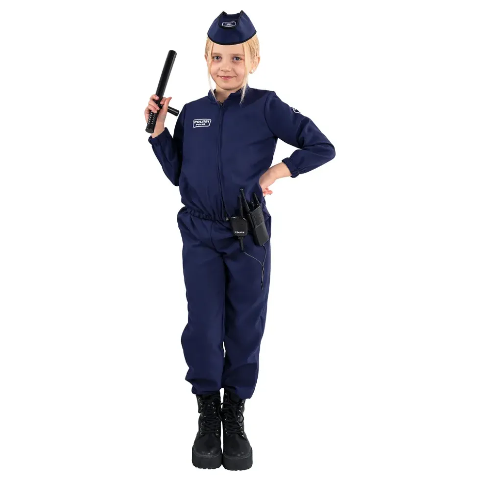 Finsk Polis Barn Maskeraddräkt