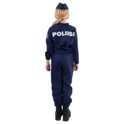 Finsk Polis Barn Maskeraddräkt