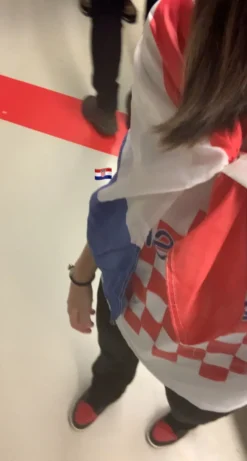 Flagga Kroatien