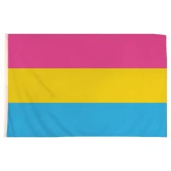 Flagga Pansexuell