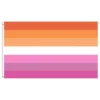 Flagga Sunset Lesbian