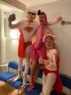 Flamingo Rosa Maskeraddräkt