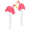 Flamingos Trädgårdsdekoration