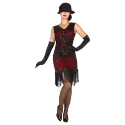 Flapper Klänning Charleston Ada Maskeraddräkt
