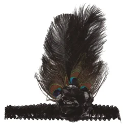Flapper Pannband Fjäder