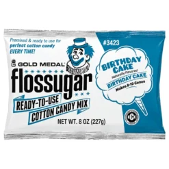 Flossugar Sockervaddsmix Birthday Cake