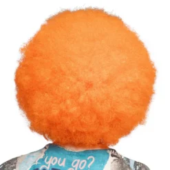 Fluffig Neonorange Peruk