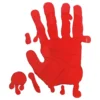 Fönsterdekal Blodig Hand