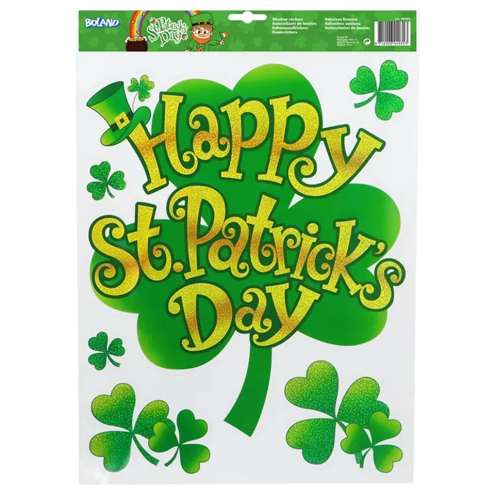Fönsterstickers Happy St Patricks Day