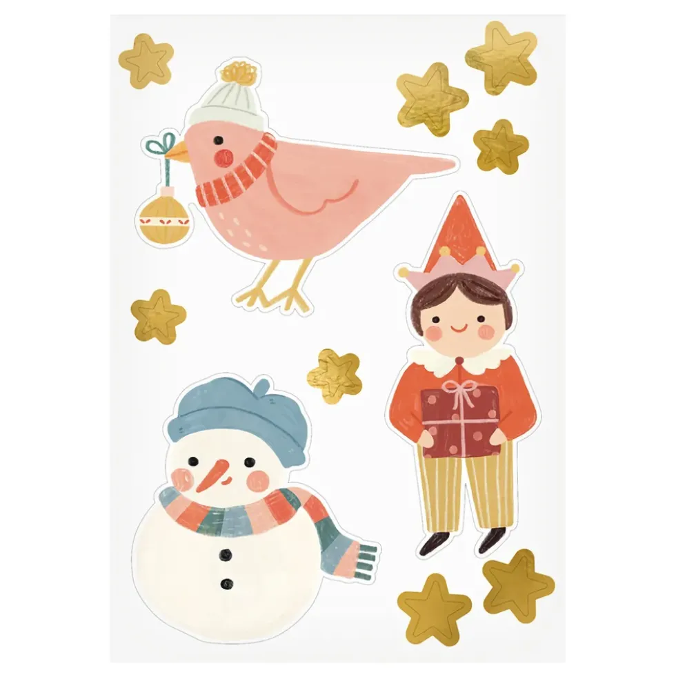 Fönsterstickers Julmotiv