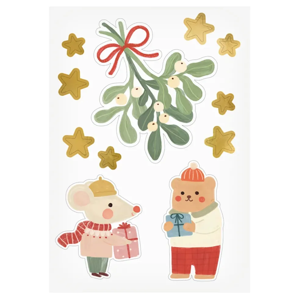 Fönsterstickers Julmotiv