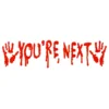 Fönsterstickers You're Next