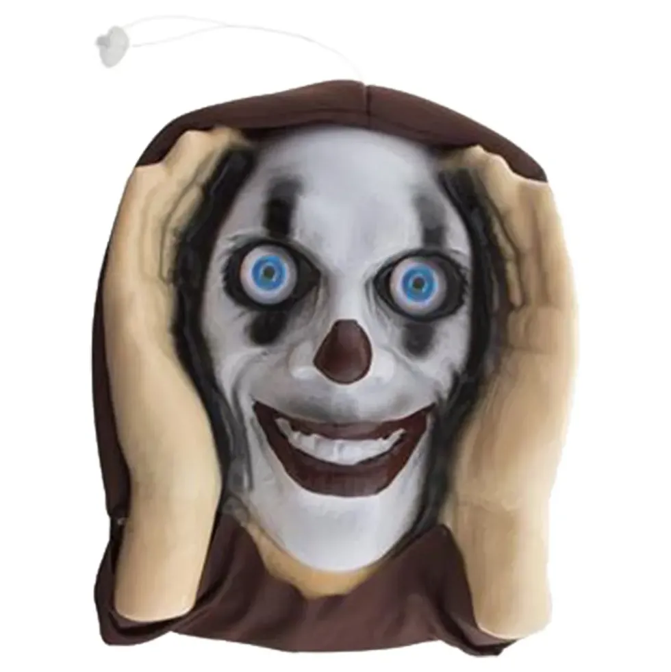 Fönstertittare Läskig Clown