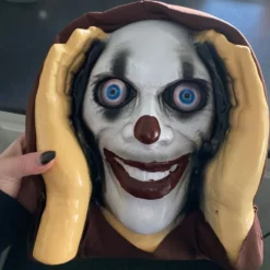 Fönstertittare Läskig Clown