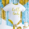 Folieballong Baby Body Vit/Guld