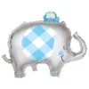 Folieballong Baby Shower Blå Elefant