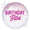 Folieballong Birthday Bitch