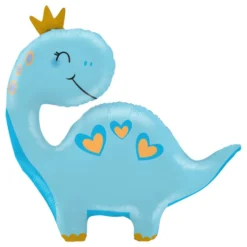 Folieballong Blå Dinosaurie