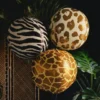 Folieballong Boll Leopardmönster Stor
