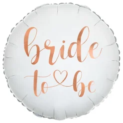 Folieballong Bride Rund Rosé