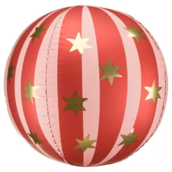 Folieballong Cirkus Röd