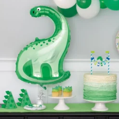 Folieballong Dinosaurie Grön