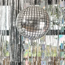 Folieballong Discokula Silver